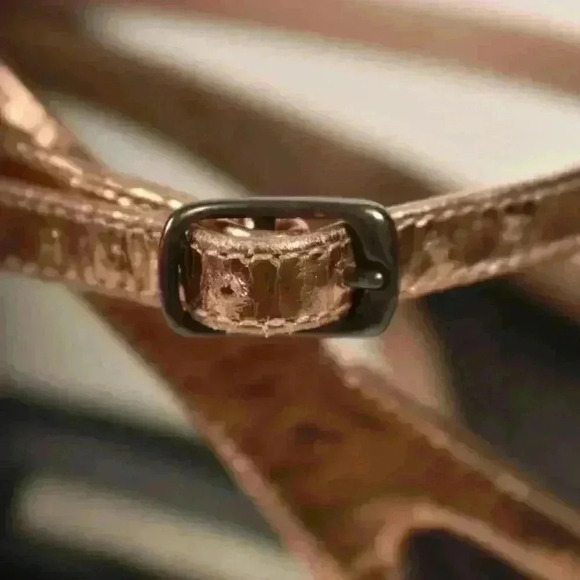 2010s DRIES VAN NOTEN Black Patent Woven Leather Platform Sandals 38EU 8US Italy - Picture 10 of 10